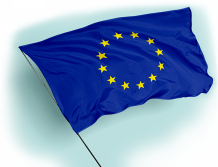 Bandera referente al Salario Mínimo Europeo