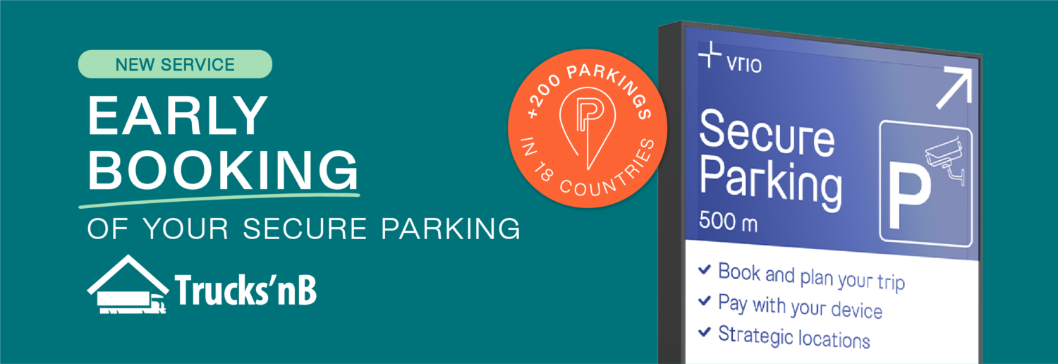 Prebook a Secure Parking for heavy vehicles