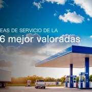 Imagen de una de las mejores áreas de servicio de la A6 incluidas en el ranking.