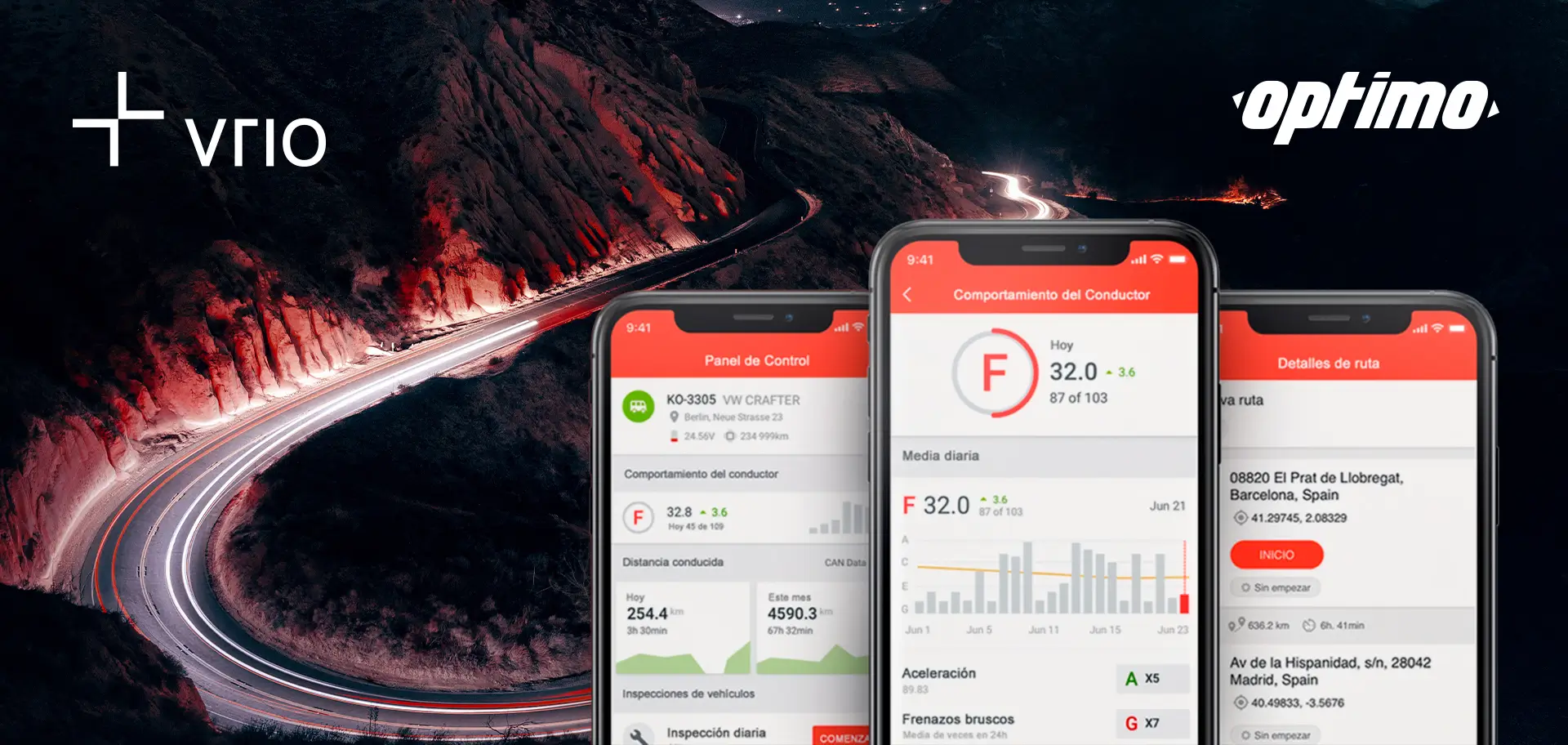 Optimo GPS es un sistema de telemetría y seguimiento GPS con el que mejorar la eficiencia de tu flota en línea con lo sugerido por el sistema CAE